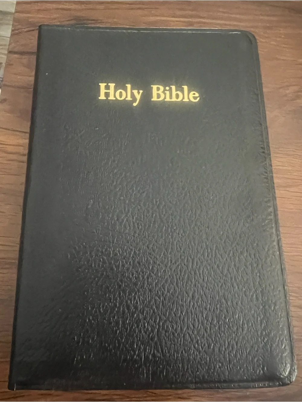 Holy Bible King James Version KJV Leather Red Letter Dictionary-Concordance 1970